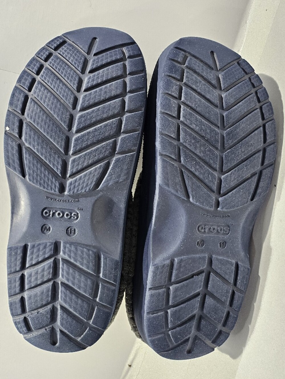 CROCS CLASSIC BLITZEN III CLOG SHOE SLIPPERS MEN'S SIZE 11 NAVY - Picture 10 of 12